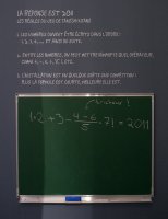 « La réponse est 2011 »